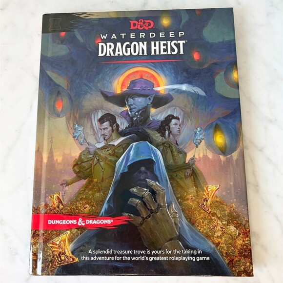 D & D Waterdeep Dragon Heist Dungeons & Dragons Hardcover Book 2018 - Picture 1 of 9